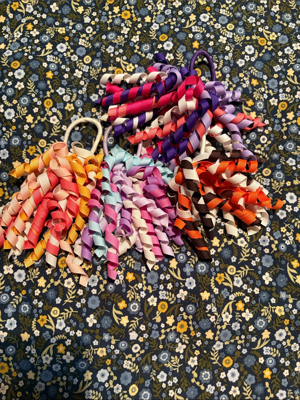 Gymboree Girls Curly Hair Ties Lot